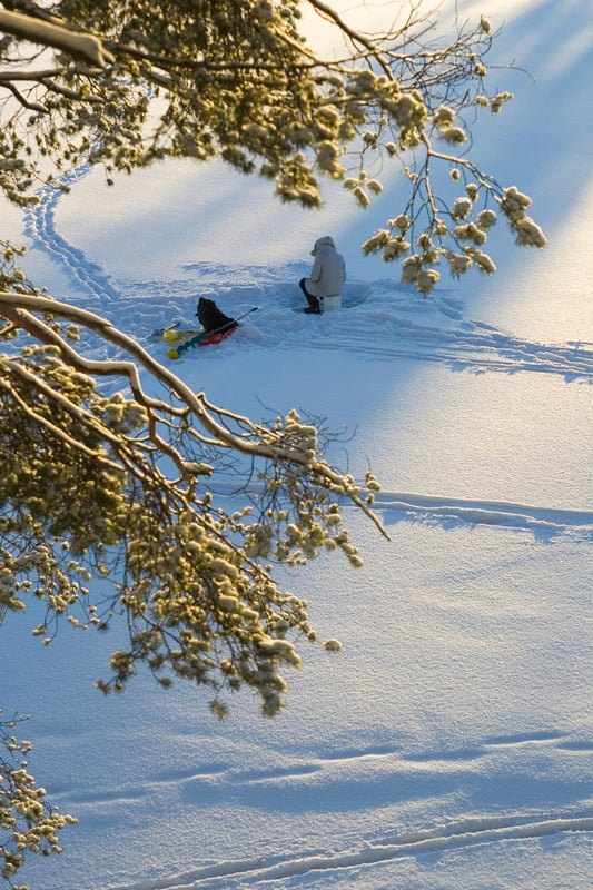 Winter heating oil delivery service