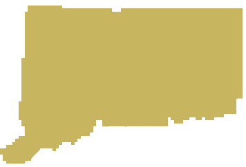 Connecticut state map